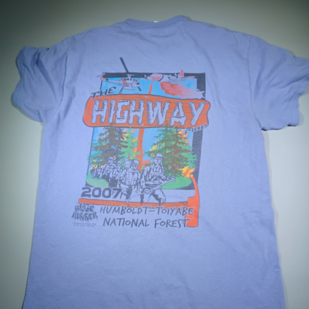 Forest Fire Memorabilia Tee Size L